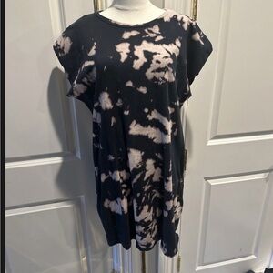 Elan Navy Tie-Dye T-Shirt Dress size Medium